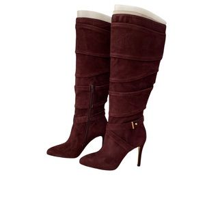 GUESS Dark Red Suede New With Tag 8.5 M